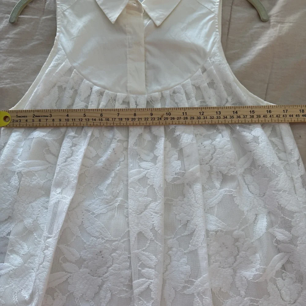 Anthropologie HD in Paris Lace Shift Dress S Excellent Cond Engagement Shower